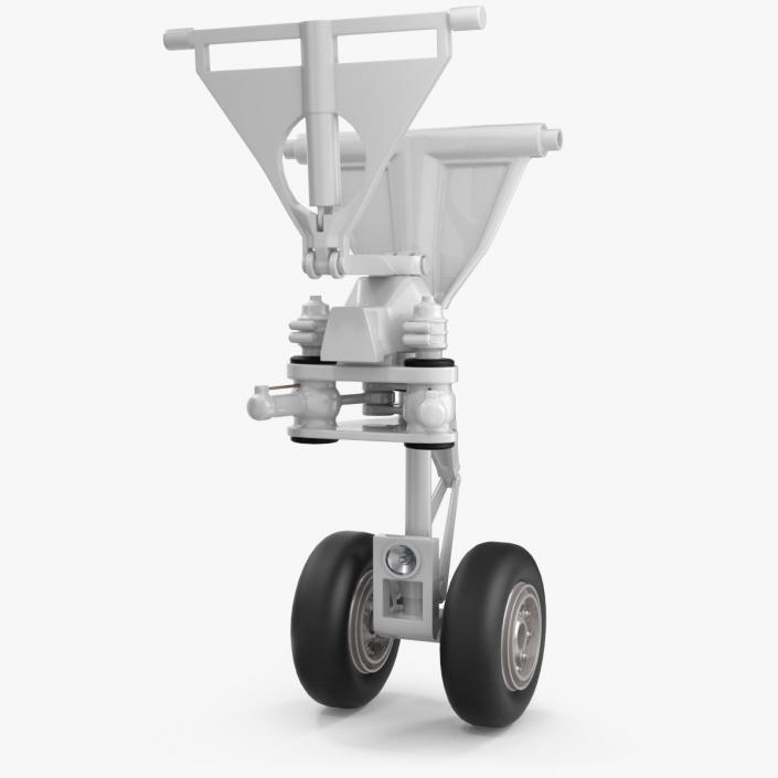 3D Aircraft Jet Front Landing Gear