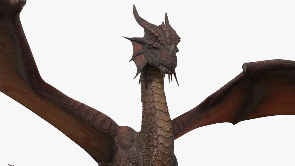 Dragon Fantasy Beast Standing 3D model