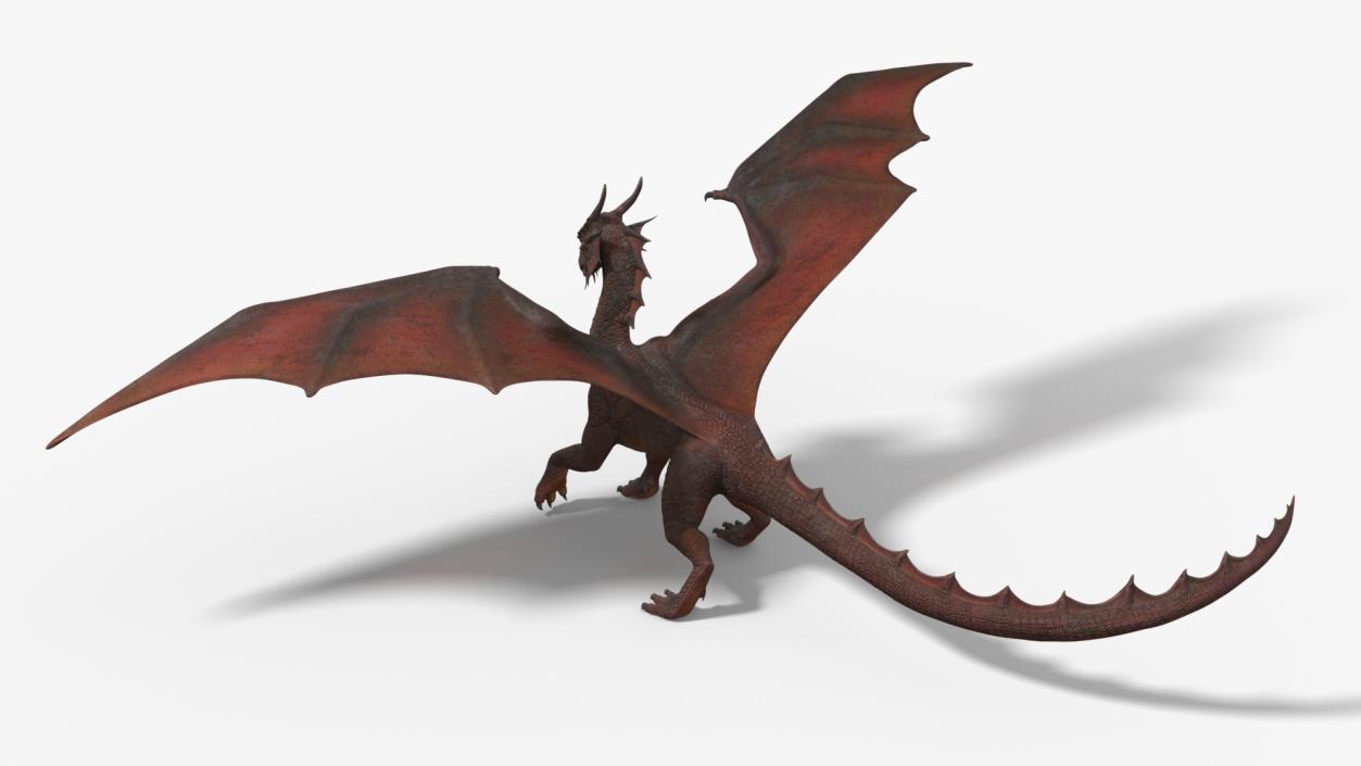 Dragon Fantasy Beast Standing 3D model