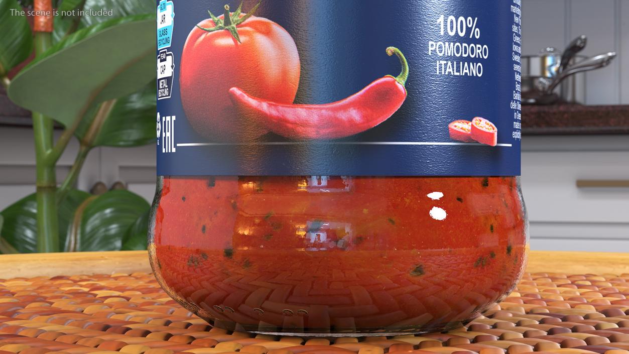 Barilla Arrabbiata Sauce 400g 3D model