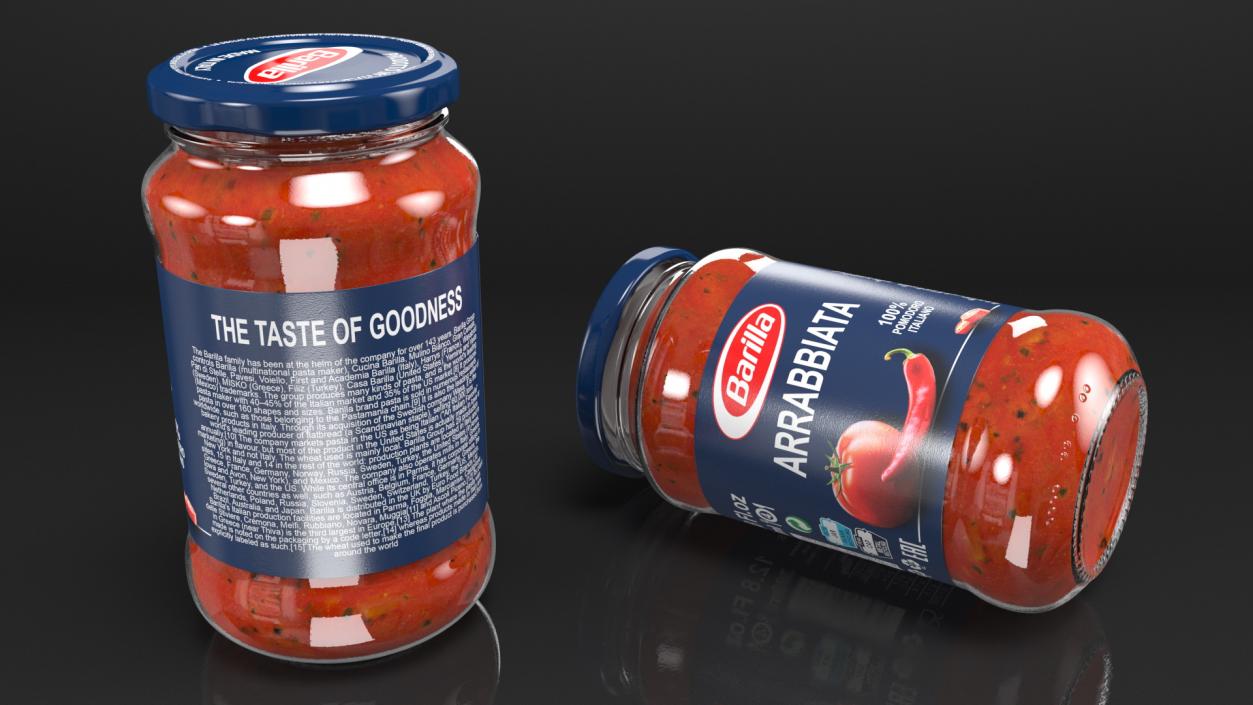 Barilla Arrabbiata Sauce 400g 3D model