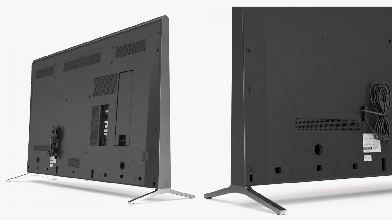 3D model Sony X900B 4K Ultra HD TV Turned On