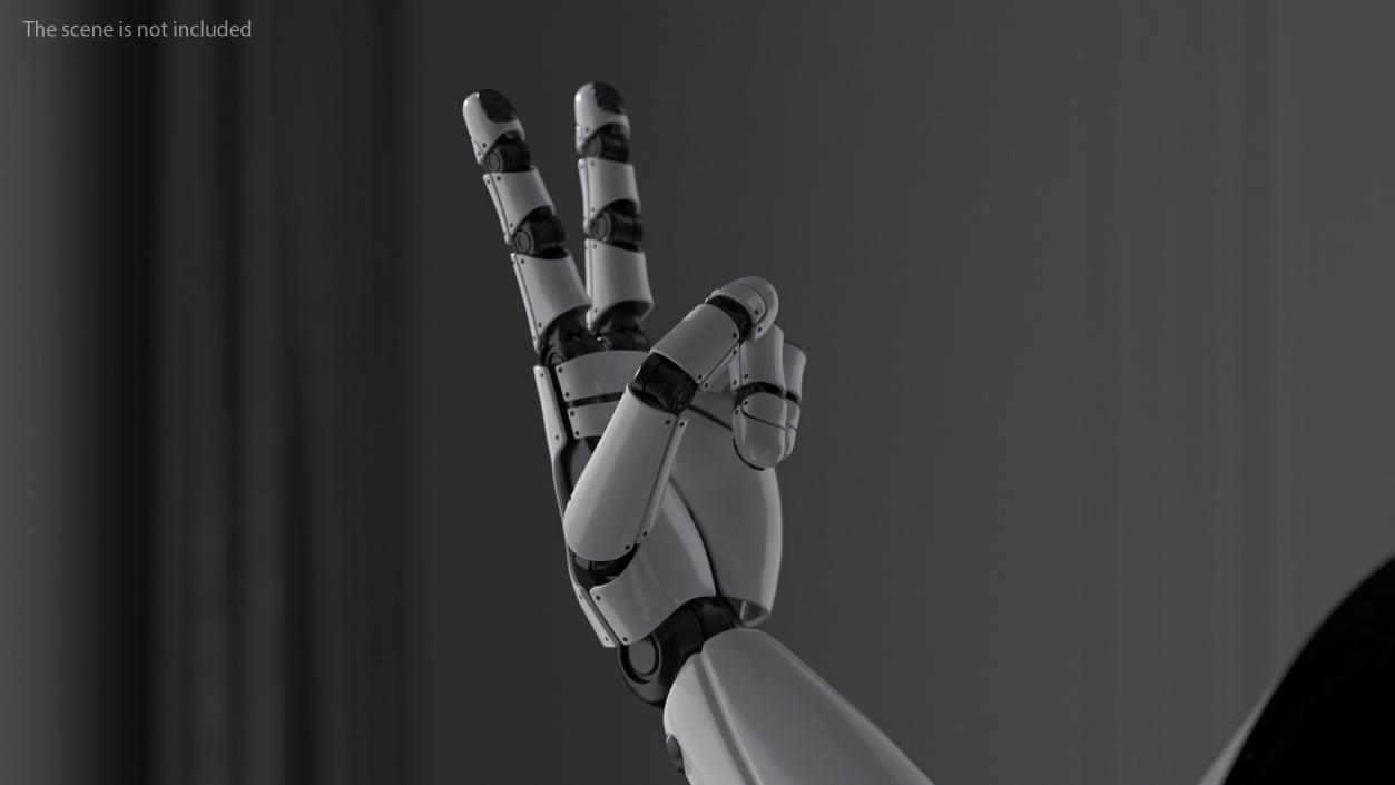 3D Robot Hand Two Finger Pose