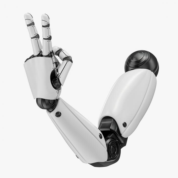 3D Robot Hand Two Finger Pose