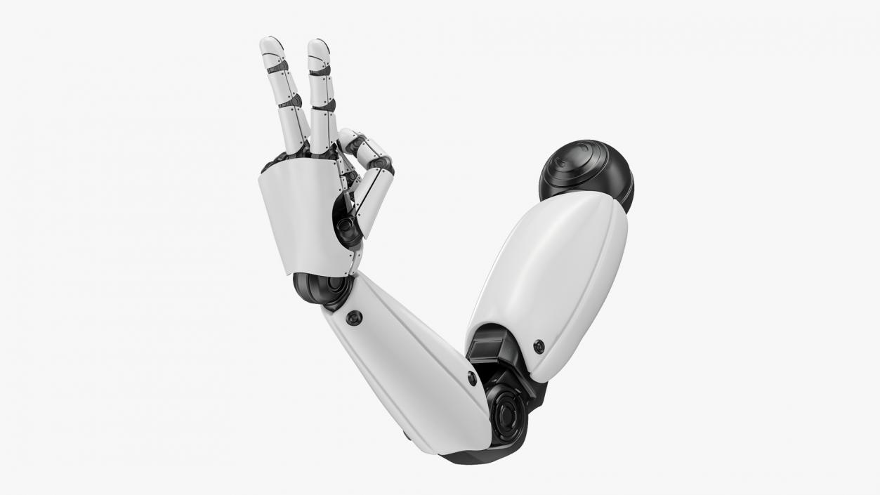 3D Robot Hand Two Finger Pose