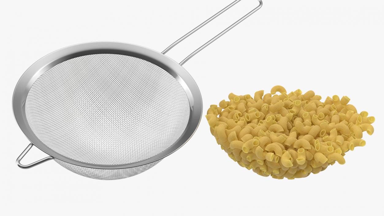 3D Cooked Pasta Collection model