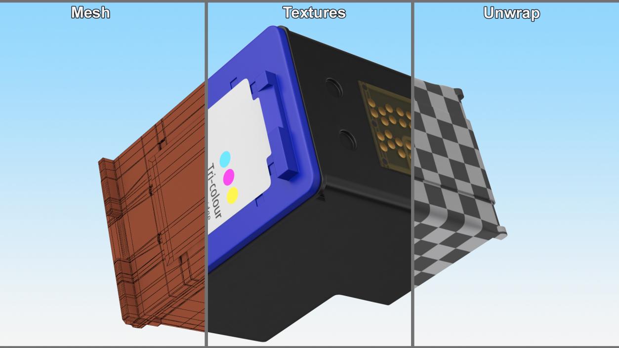 Ink Cartridge Tricolor 3D