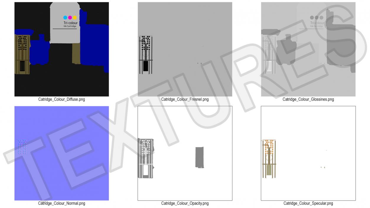 Ink Cartridge Tricolor 3D