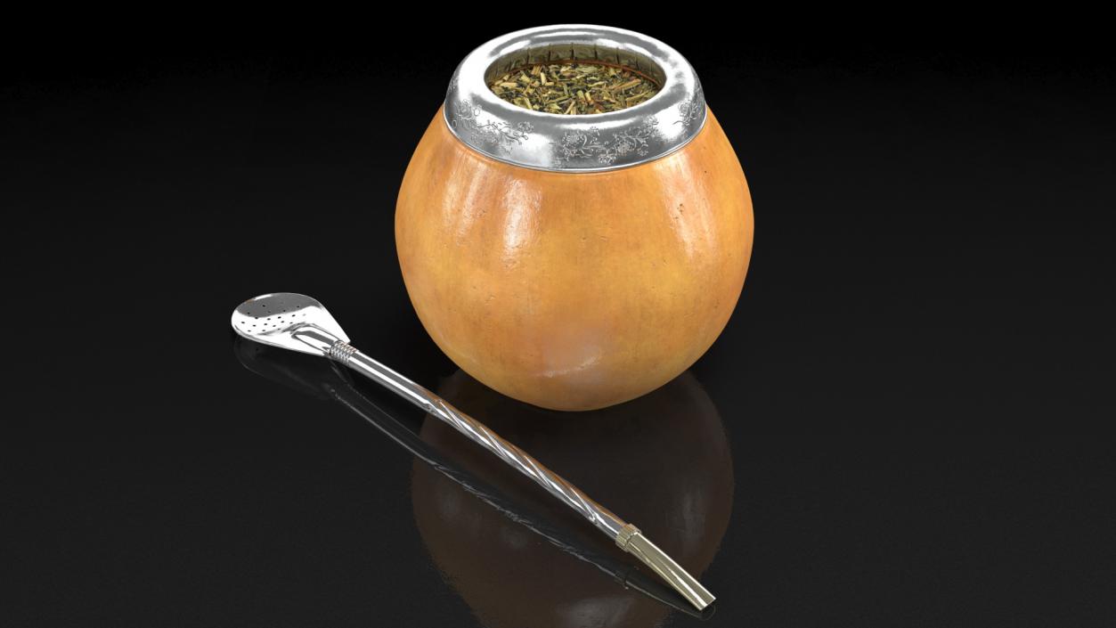 Yerba Mate Orange 3D