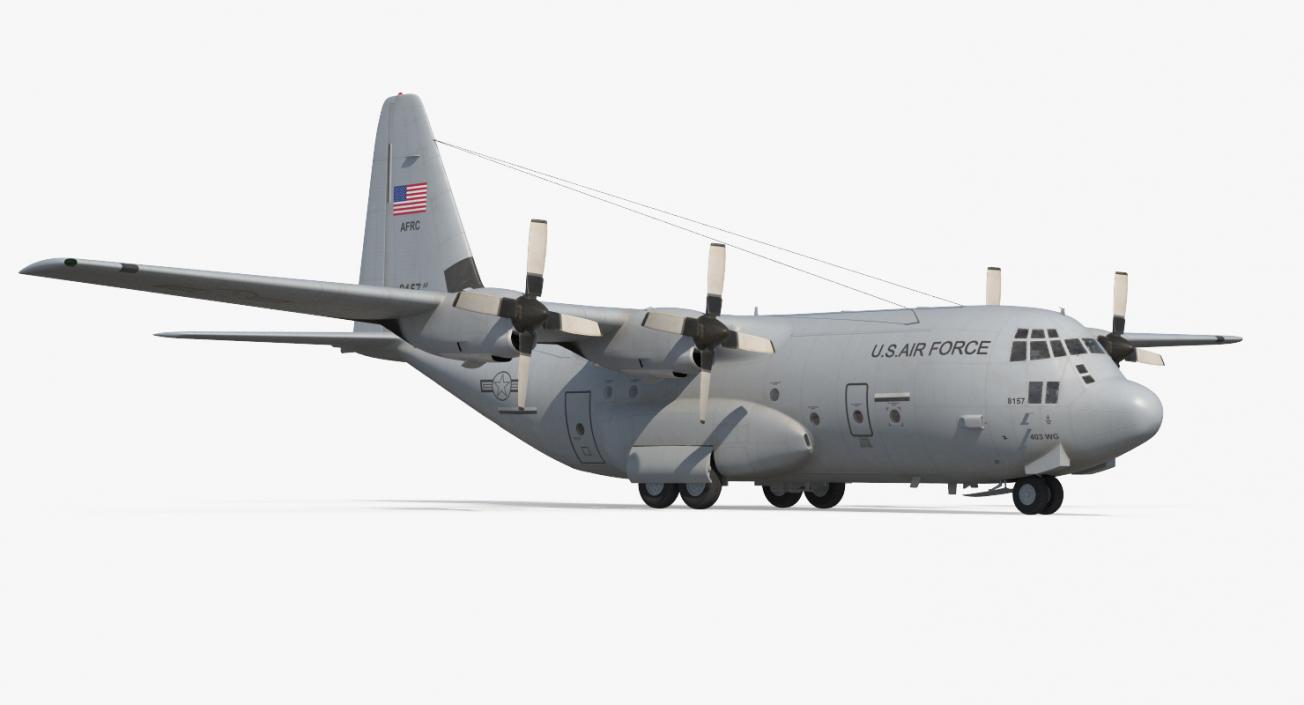 US Military Airplanes Collection 2 3D model