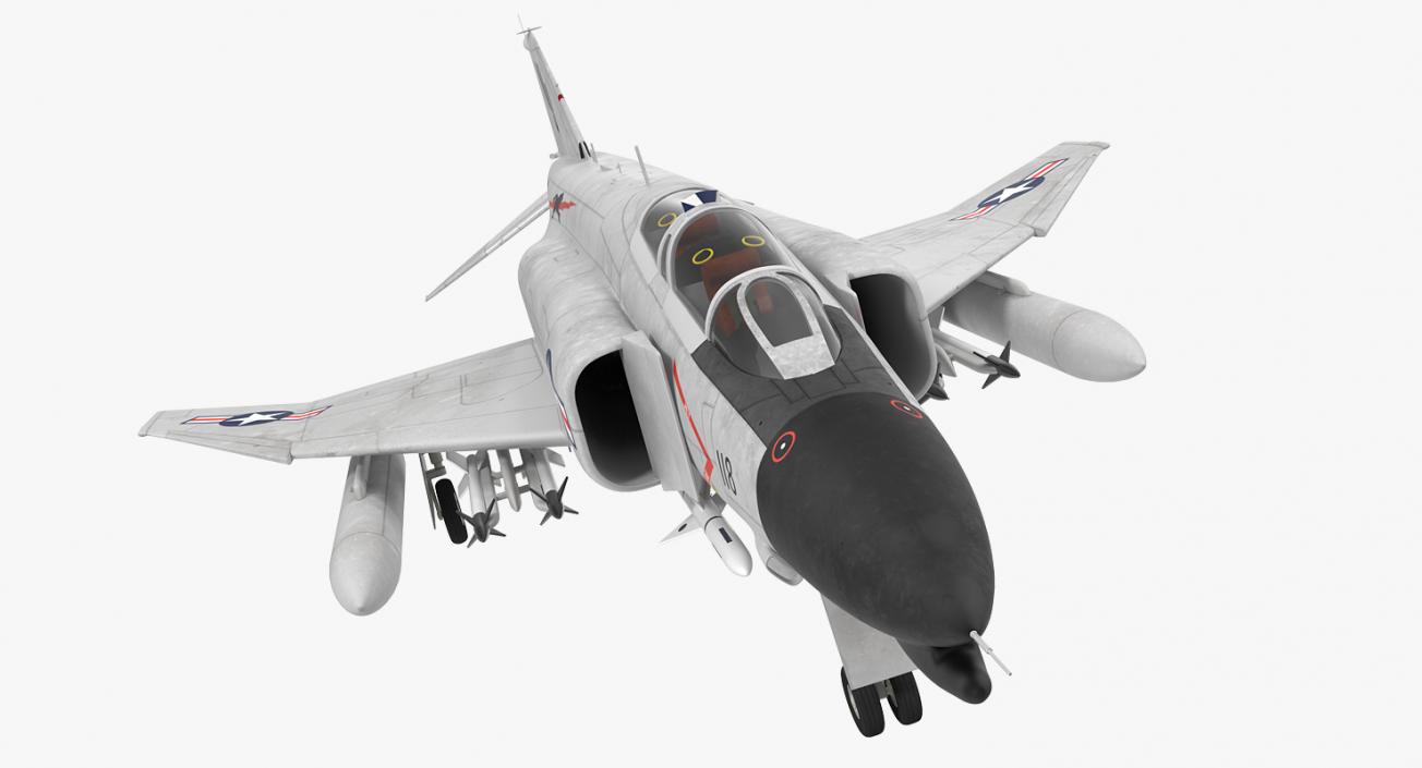 US Military Airplanes Collection 2 3D model