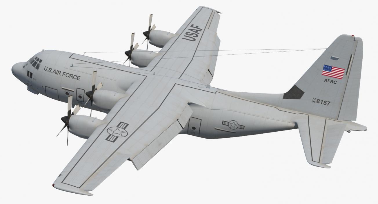 US Military Airplanes Collection 2 3D model