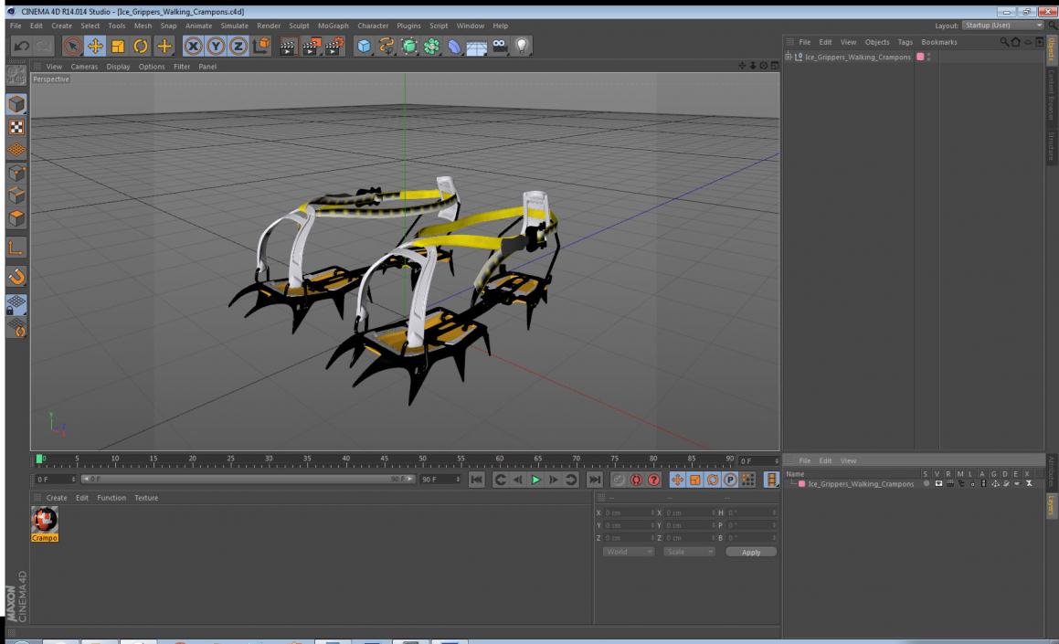 Ice Grippers Walking Crampons 3D model