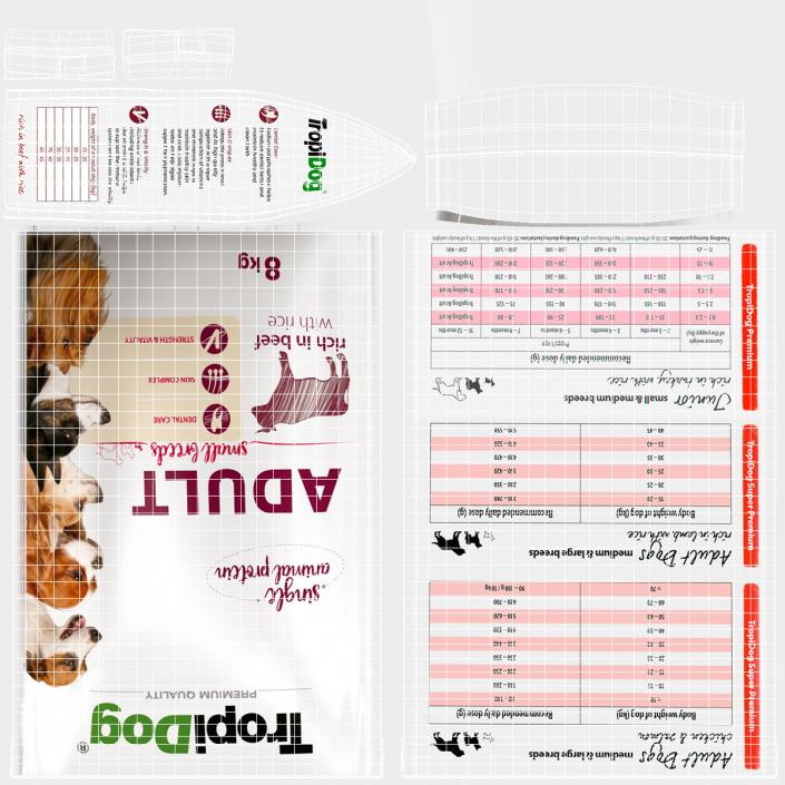 3D TropiDog Pet Food Large Package