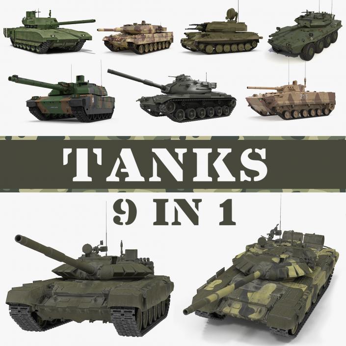 3D Tanks Collection