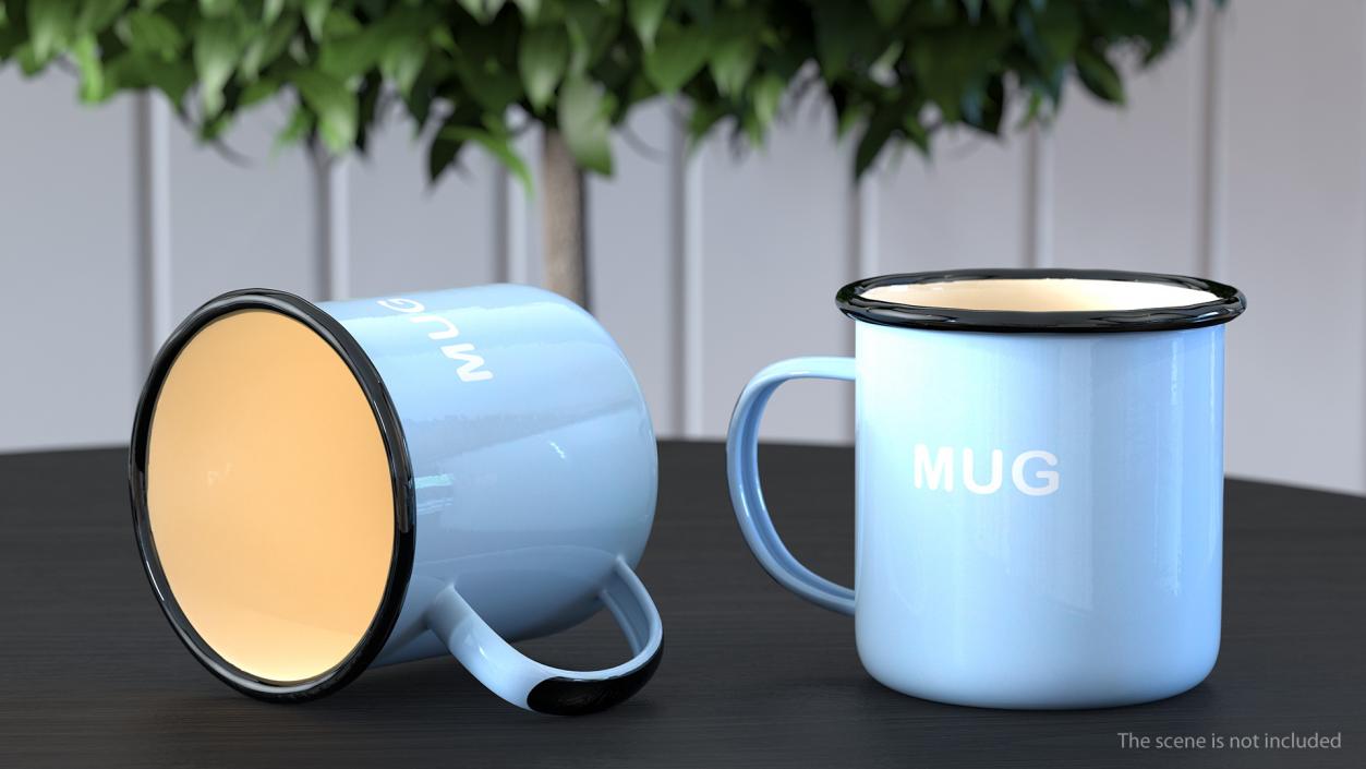 3D model Enamel Mug