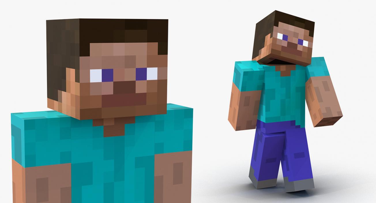 3D Minecraft Characters Collection 3 model