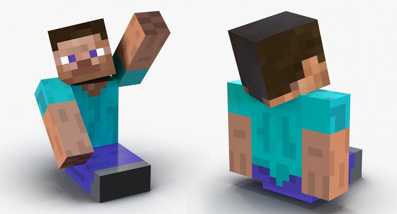 3D Minecraft Characters Collection 3 model