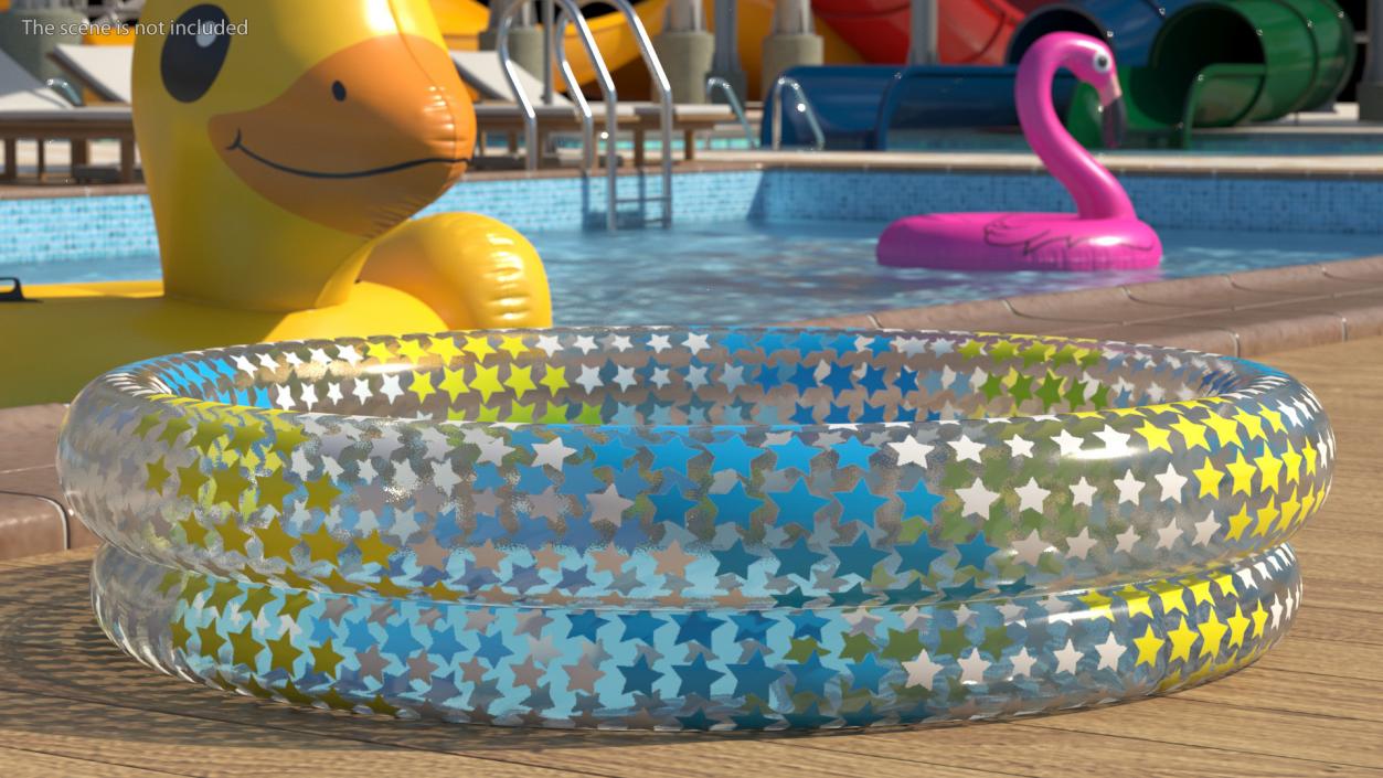 3D Inflatable Paddling Swimming Pool for Children