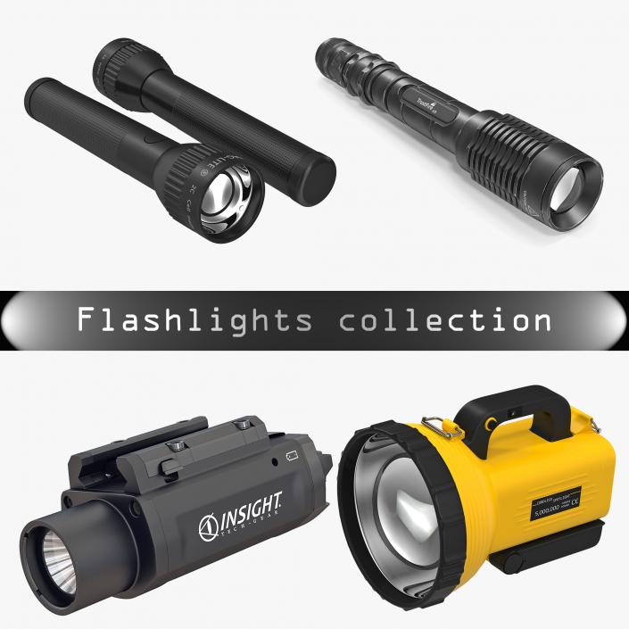 Flashlights Collection 2 3D model