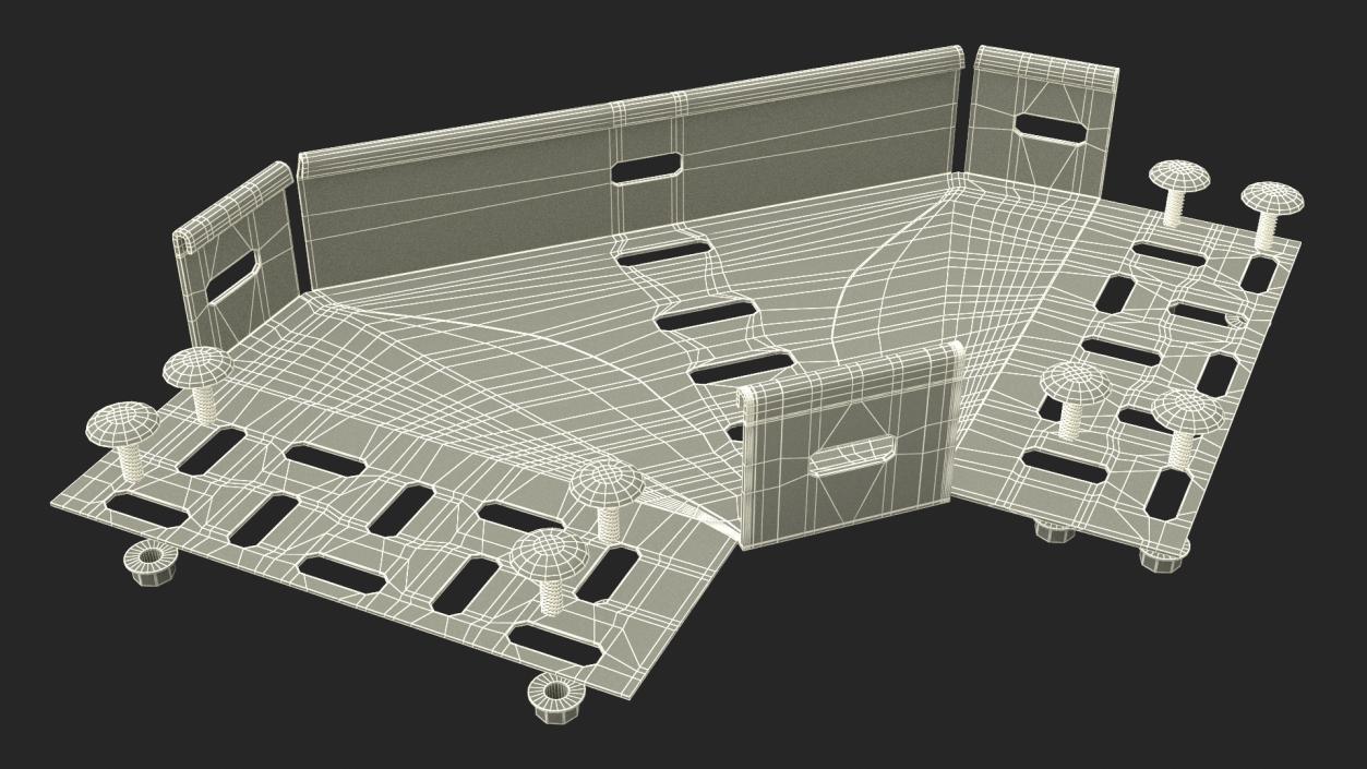 3D model Cable Channel Corner