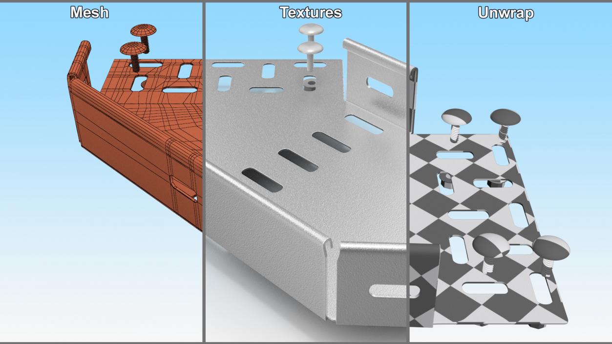 3D model Cable Channel Corner