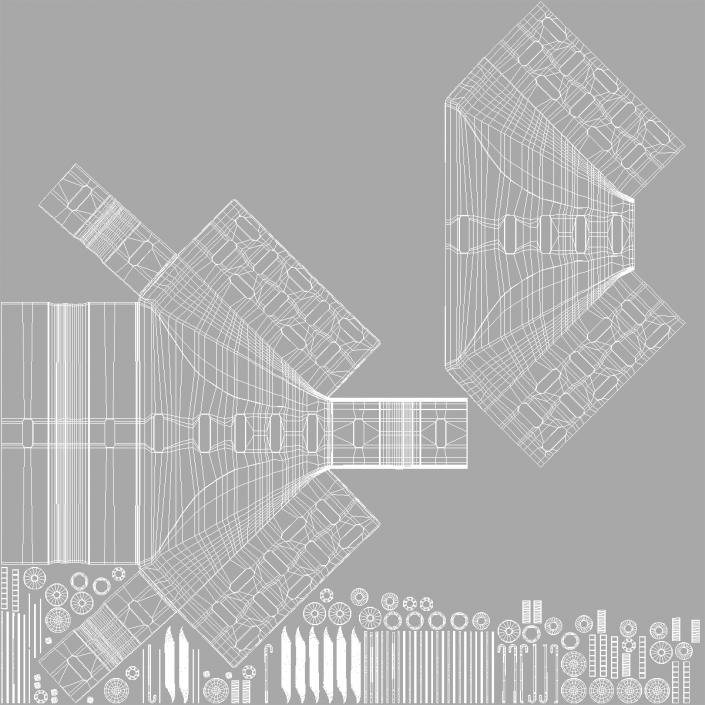 3D model Cable Channel Corner