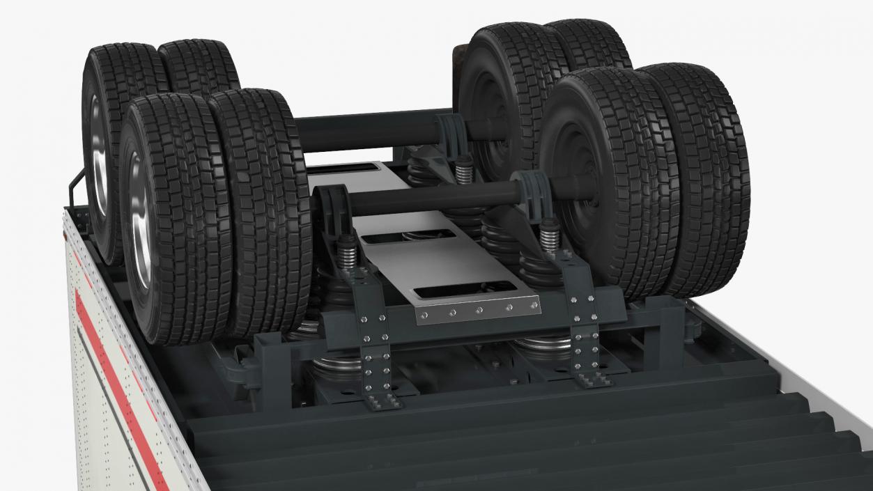 3D Gantry Inspection System with Semi Trailer Truck model