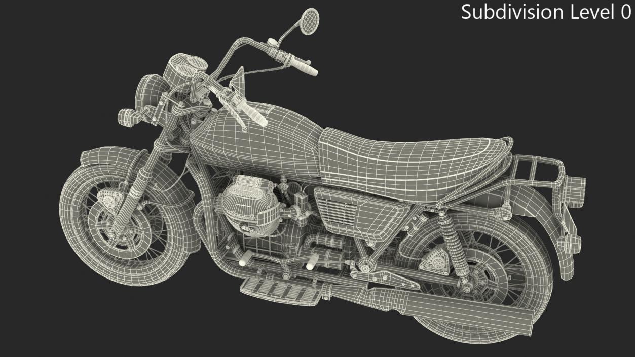 3D model Moto Guzzi 850 California