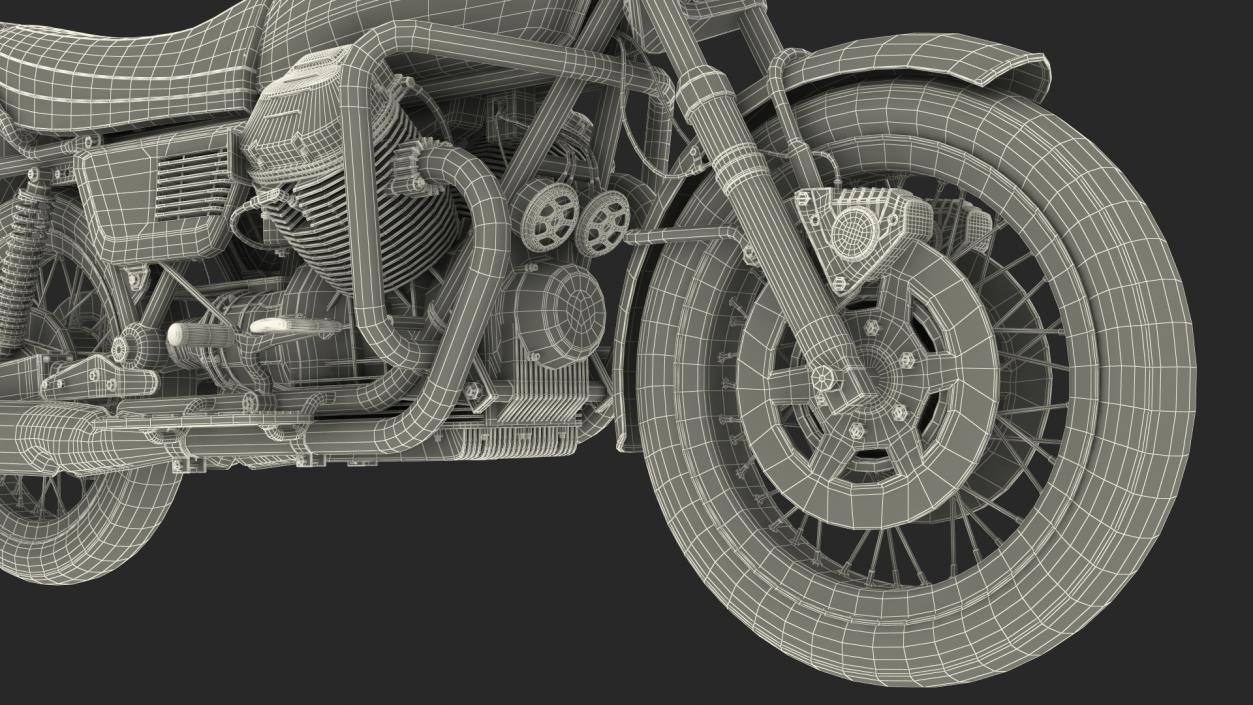 3D model Moto Guzzi 850 California