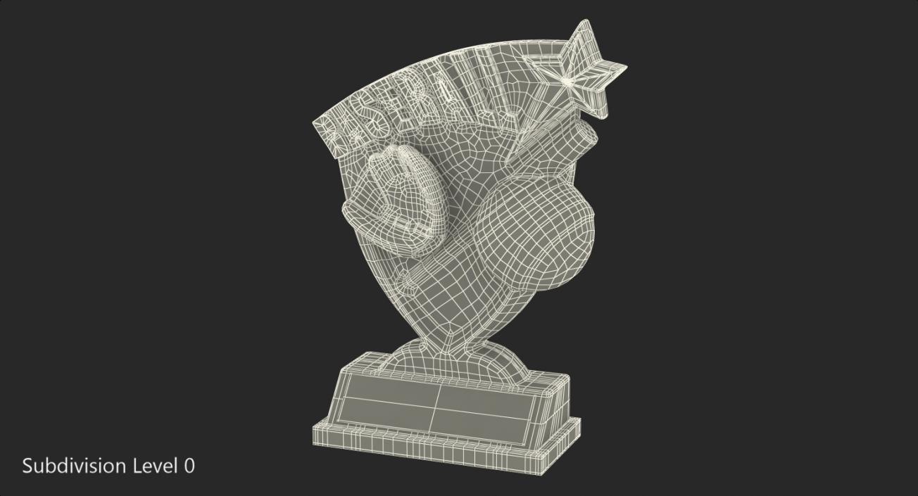 3D model Baseball Trophy