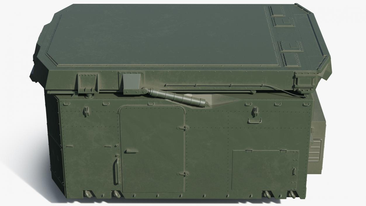 3D model Flap Lid B Missile Guidance Radar Folded