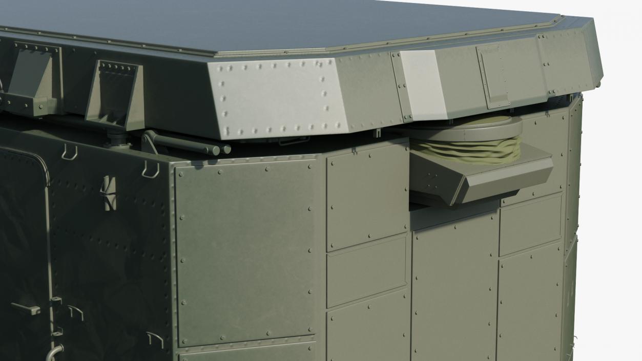 3D model Flap Lid B Missile Guidance Radar Folded