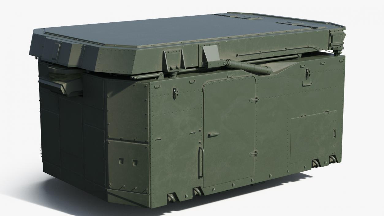 3D model Flap Lid B Missile Guidance Radar Folded