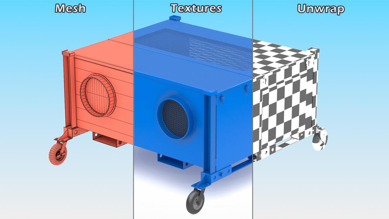 3D model Portable Air Filtration System