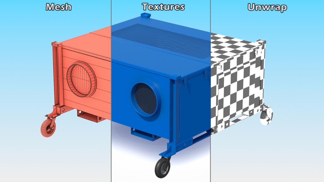 3D model Portable Air Filtration System