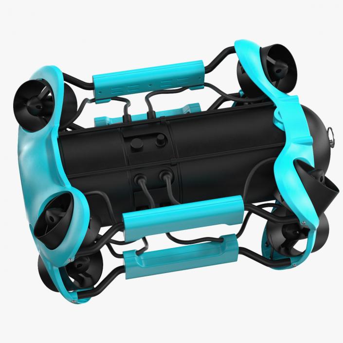 3D model Professional Underwater Drone Rigged for Maya