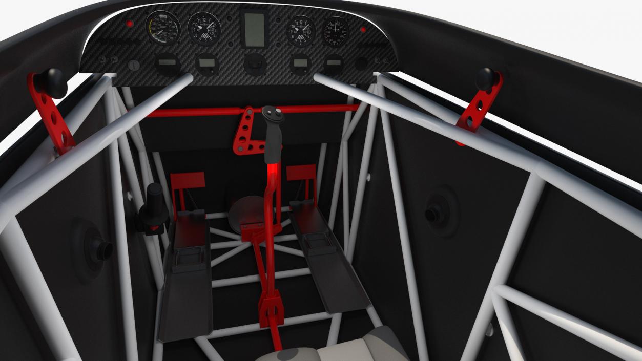 3D Light Sport Aircraft Cockpit model