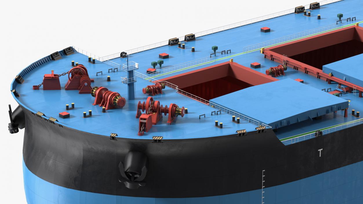 3D Bulk Carrier Ship Empty model