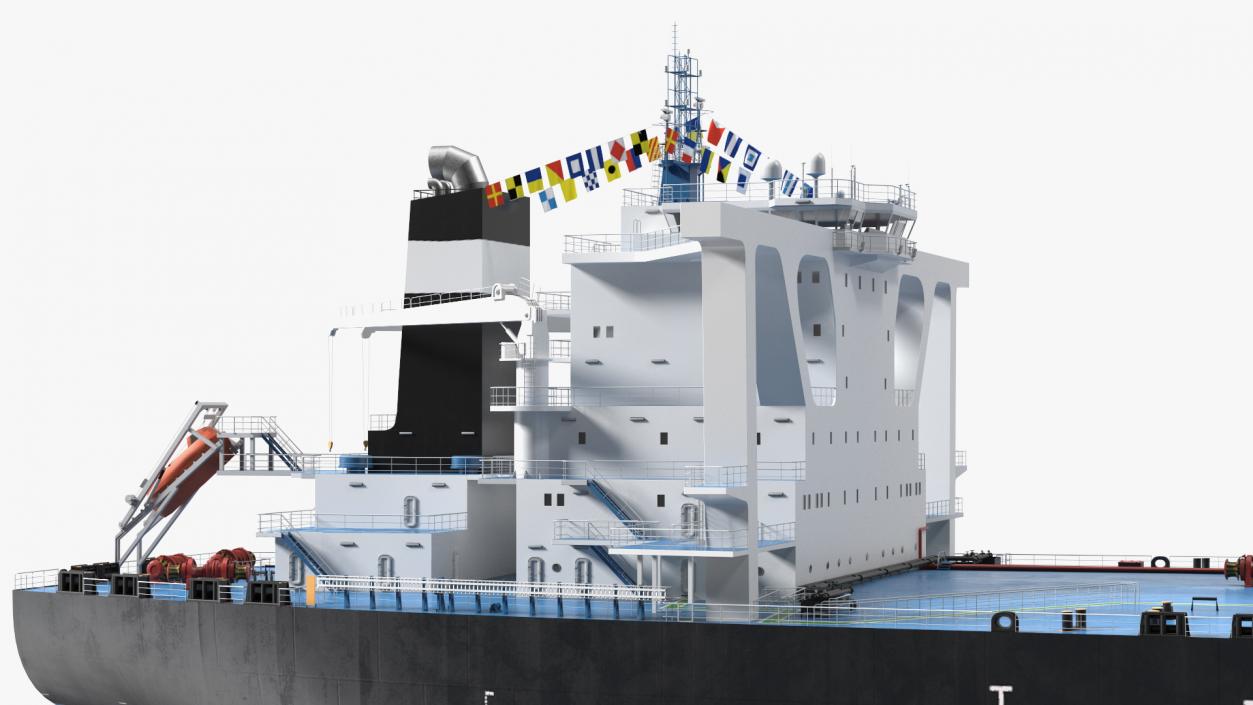 3D Bulk Carrier Ship Empty model