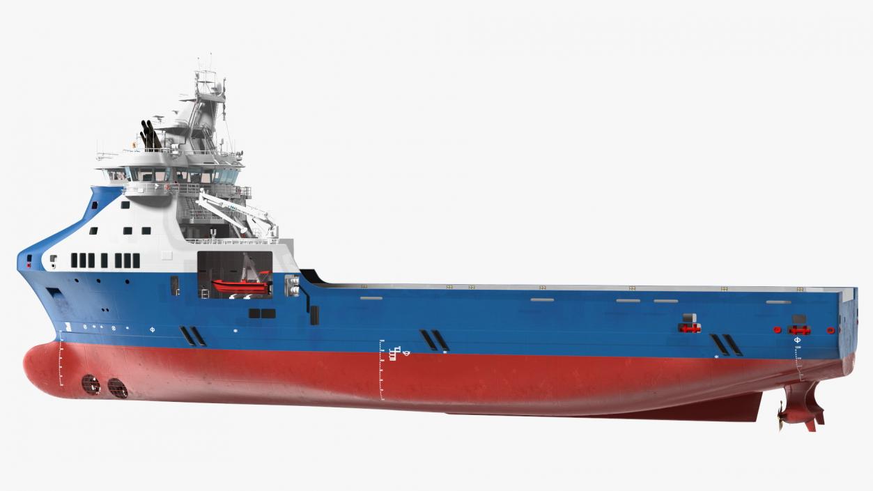 3D Anchor Handling Tug Supply Vessel model