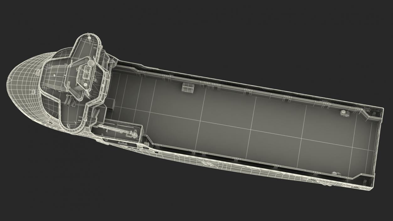 3D Anchor Handling Tug Supply Vessel model