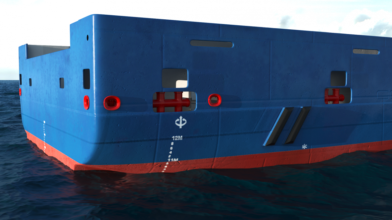 3D Anchor Handling Tug Supply Vessel model