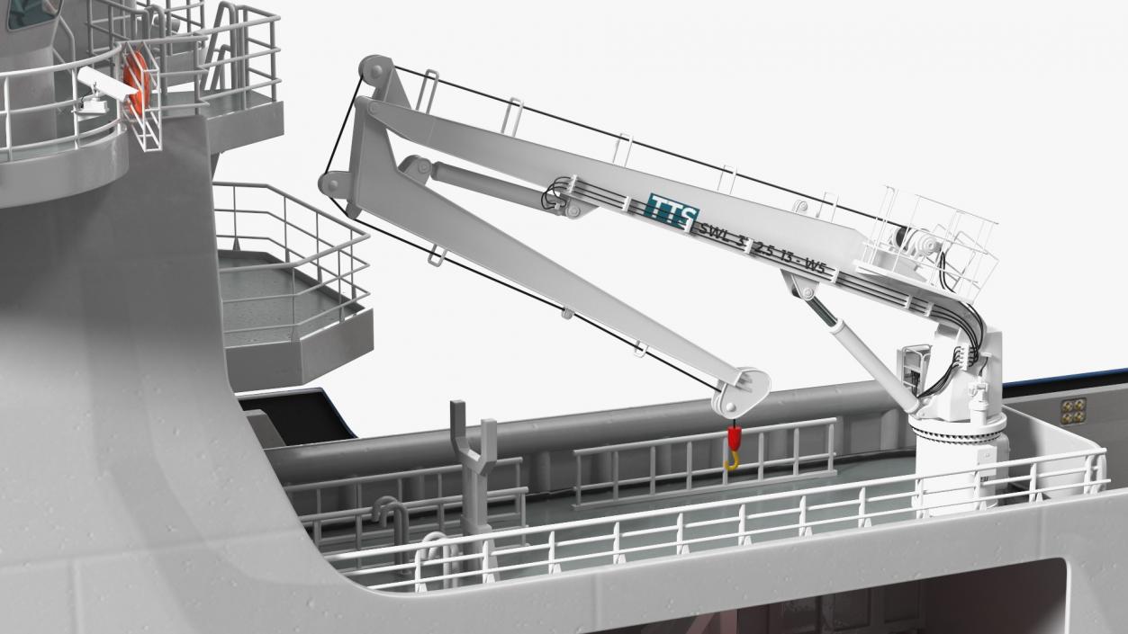 3D Anchor Handling Tug Supply Vessel model