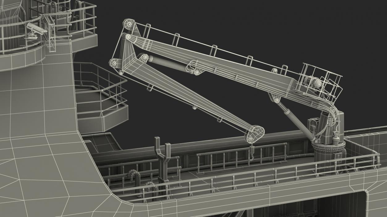 3D Anchor Handling Tug Supply Vessel model