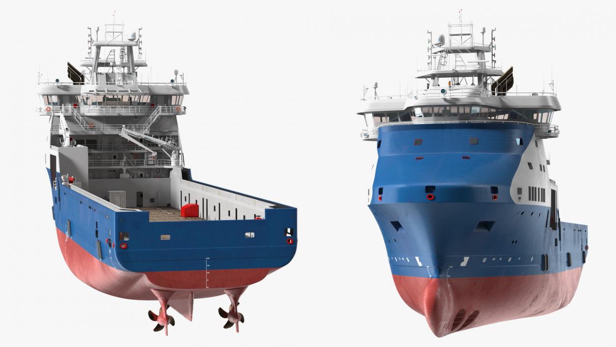 3D Anchor Handling Tug Supply Vessel model