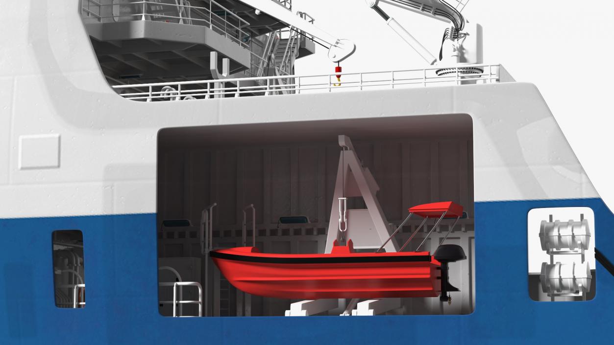 3D Anchor Handling Tug Supply Vessel model