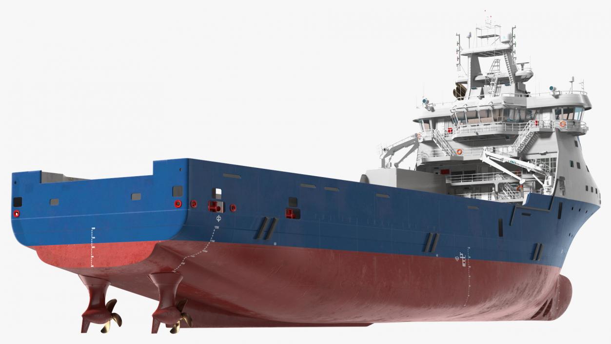 3D Anchor Handling Tug Supply Vessel model