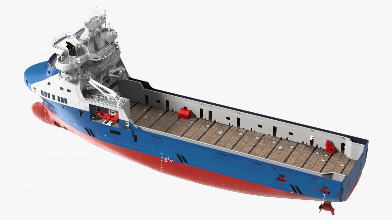 3D Anchor Handling Tug Supply Vessel model