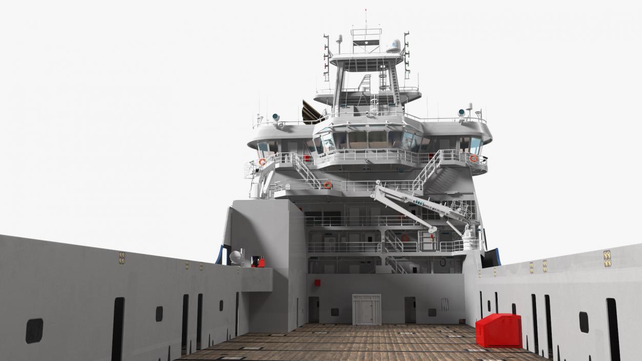 3D Anchor Handling Tug Supply Vessel model